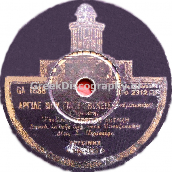 GA-1888 ΑΡΓΙΛΕ ΜΟΥ ΓΙΑΤΙ ΣΒΗΝΕΙΣ
