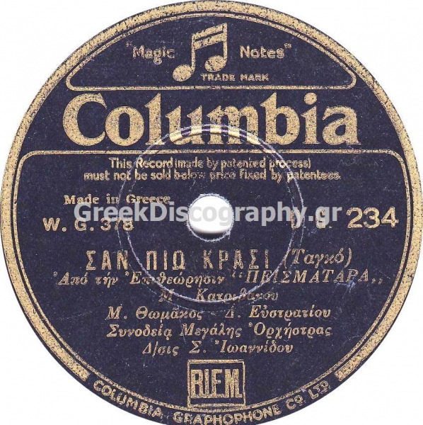 DG-0234 ΣΑΝ ΠΙΩ ΚΡΑΣΙ