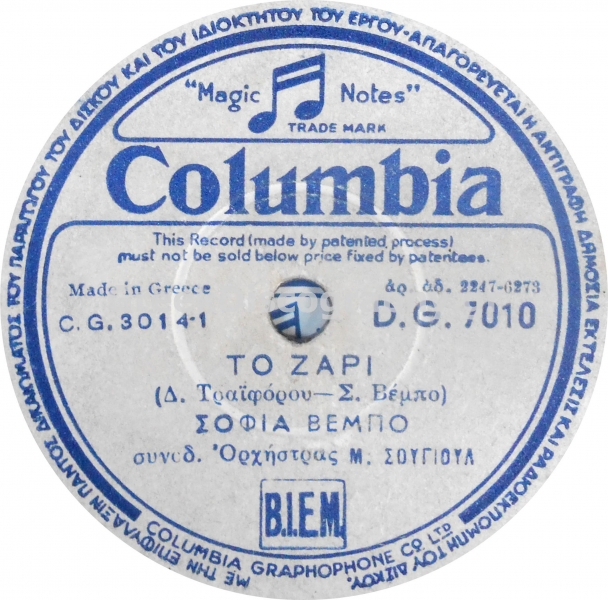 DG-7010 ΤΟ ΖΑΡΙ