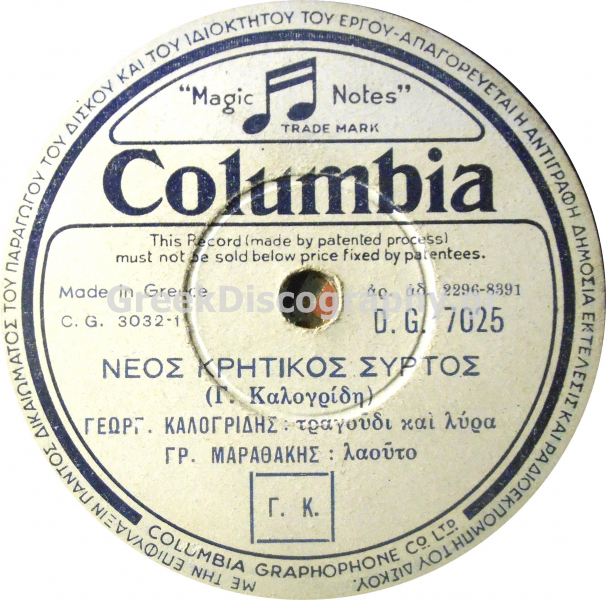 DG-7025 ΝΕΟΣ ΚΡΗΤΙΚΟΣ ΣΥΡΤΟΣ