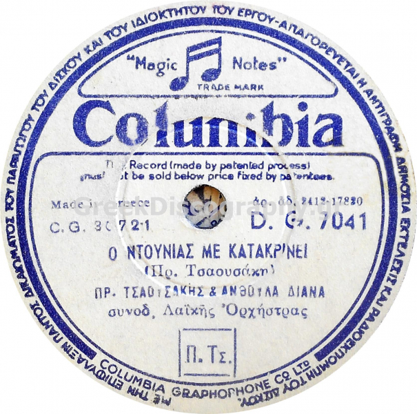 DG-7041 Ο ΝΤΟΥΝΙΑΣ ΜΕ ΚΑΤΑΚΡΙΝΕΙ