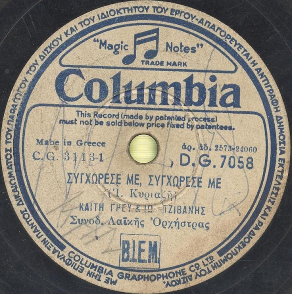 DG-7058 ΣΥΓΧΩΡΕΣΕ ΜΕ, ΣΥΓΧΩΡΕΣΕ ΜΕ